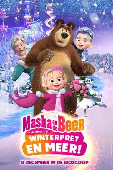 Masha en de beer - Winterpret en meer! poster