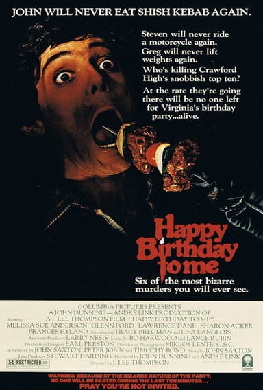 Happy Birthday to Me poster