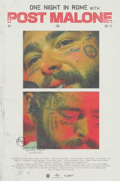 One Night in Rome with Post Malone poster