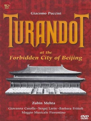Puccini: Turandot at the Forbidden City of Beijing poster