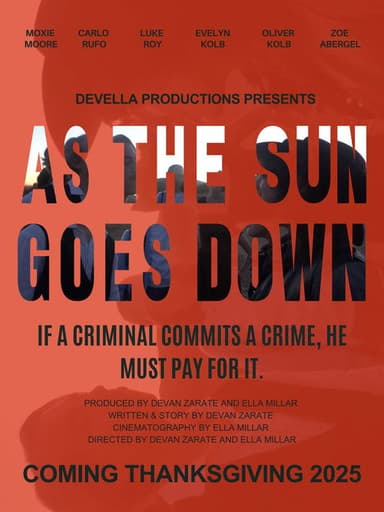 As The Sun Goes Down poster