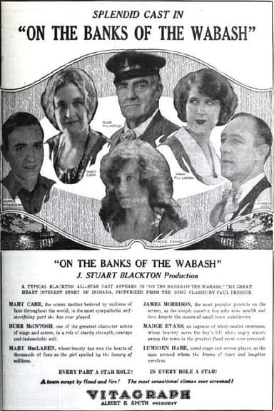 On the Banks of the Wabash poster