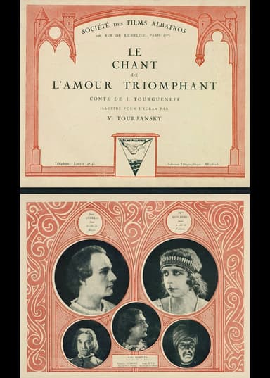 Le chant de l'amour triomphant poster