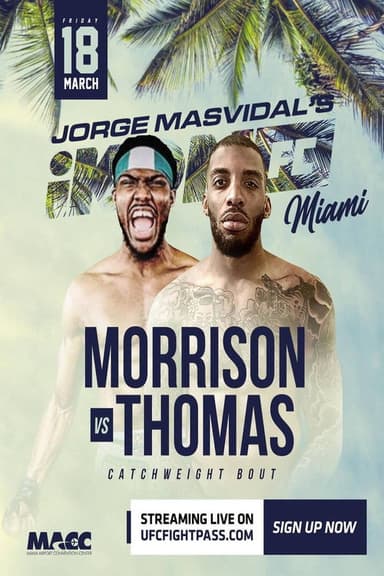 Jorge Masvidal's iKON FC 2: Dumas vs. Highbaugh poster