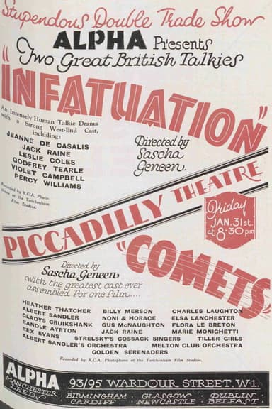 Comets poster