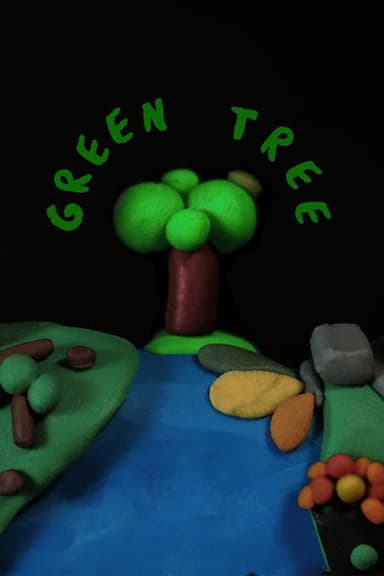 Green tree poster
