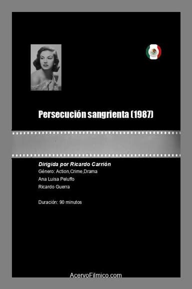 Persecución sangrienta poster