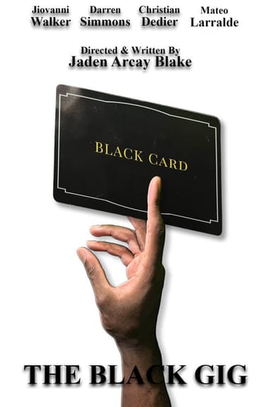 The Black Gig poster