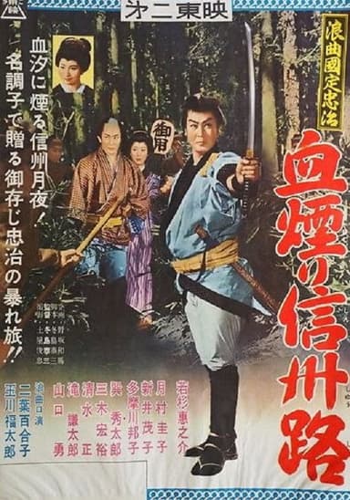 浪曲国定忠治　血煙り信州路 poster