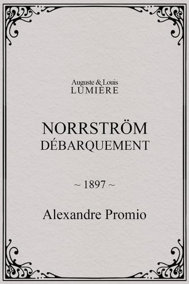 Norrström : débarquement poster