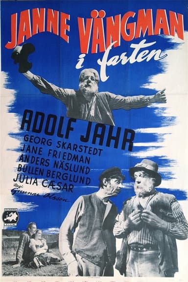Janne Vängman i farten poster