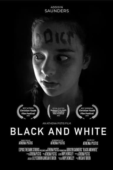 Black and White poster