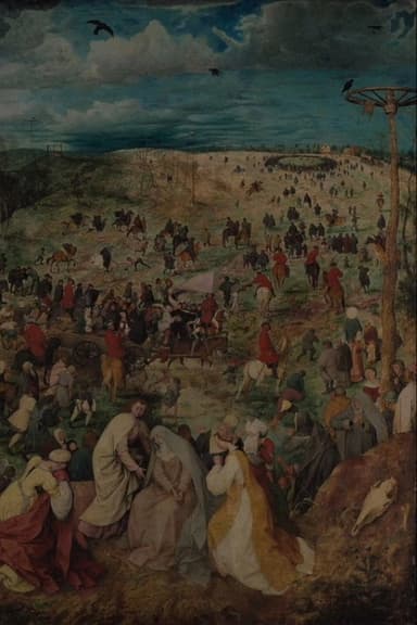 « Le Portement de croix » de Pieter Bruegel poster