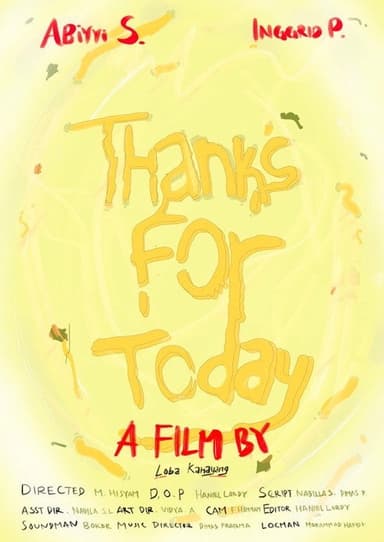 Thanks For Today poster