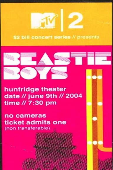 Beastie Boys $2 Bill poster
