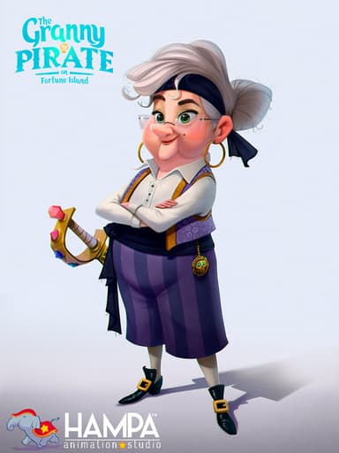 The Granny Pirate poster