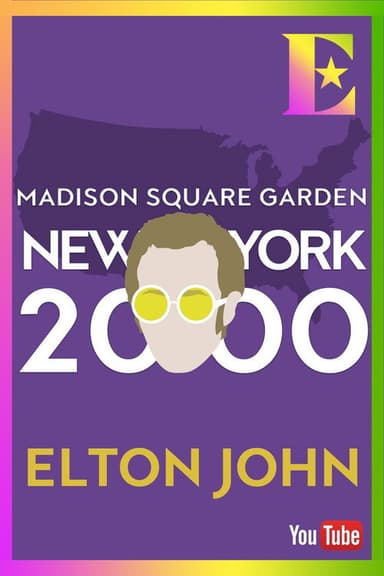 Elton John - Madison Square Garden poster