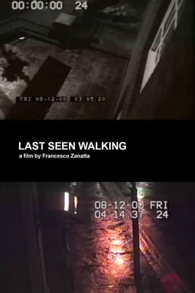 Last seen walking poster