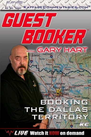 Guest Booker with Gary Hart poster