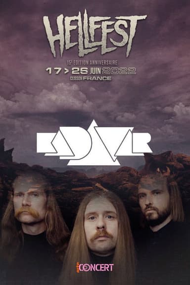 Kadavar - Hellfest 2022 poster