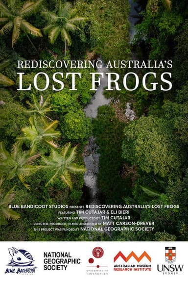Rediscovering Australia's Lost Frogs poster