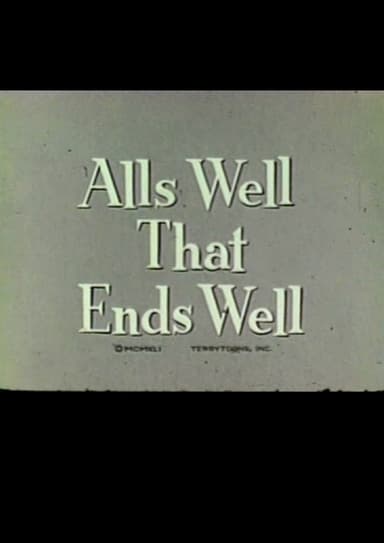 All's Well That Ends Well poster