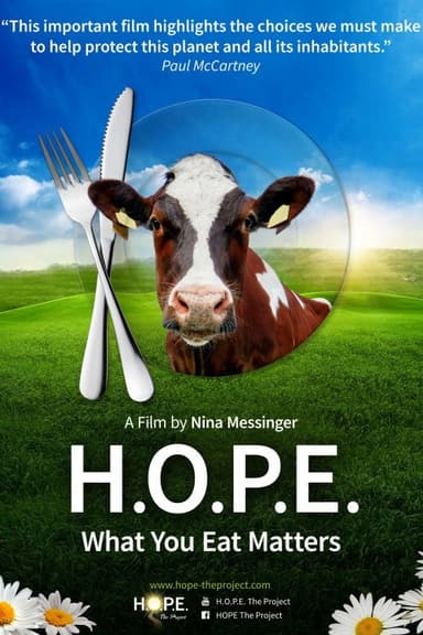 H.O.P.E. What You Eat Matters poster