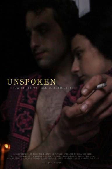 Unspoken poster
