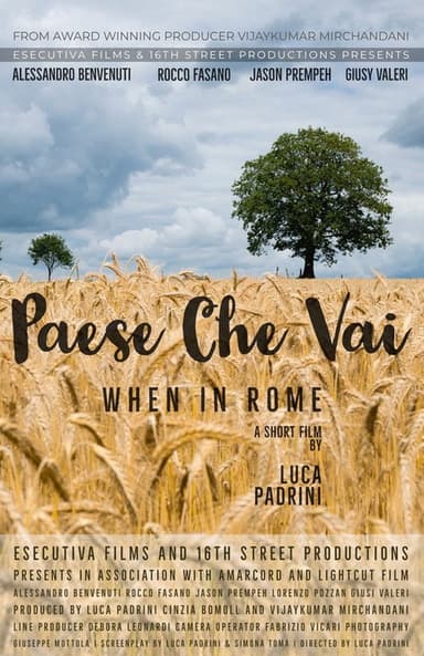 When in Rome poster