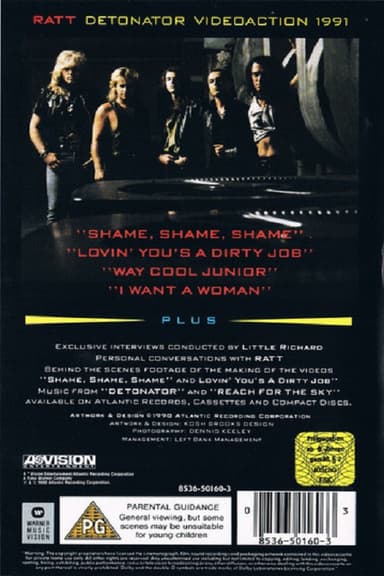 Ratt: Detonator Videoaction poster
