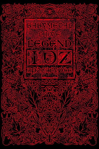 BABYMETAL LIVE ～LEGEND I、D、Z APOCALYPSE～LEGEND D poster