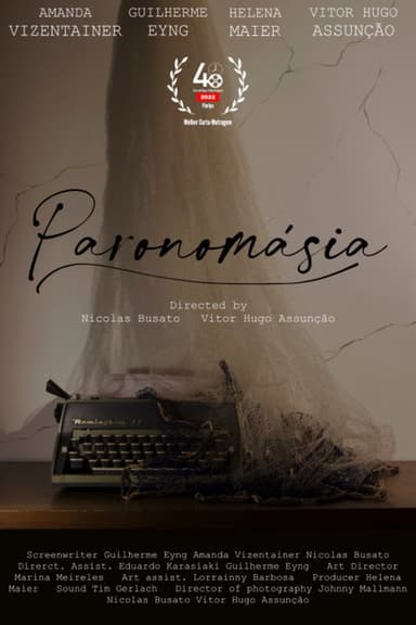 Paronomásia poster