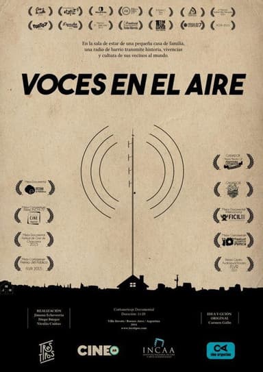 Voces en el aire poster
