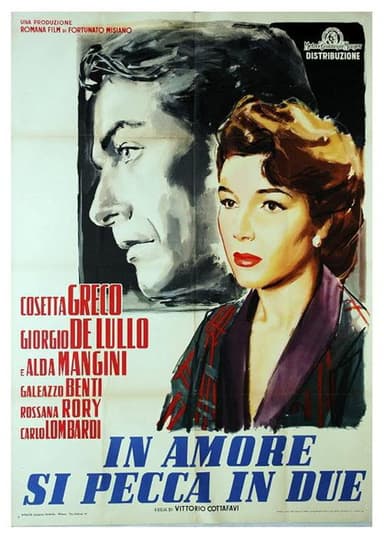 In amore si pecca in due poster