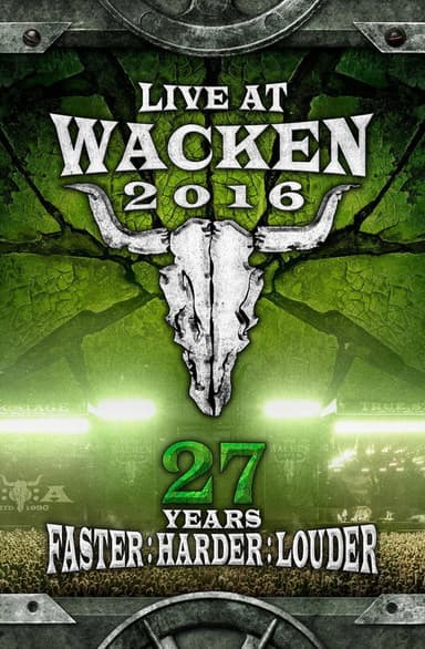 Live At Wacken 2016 poster