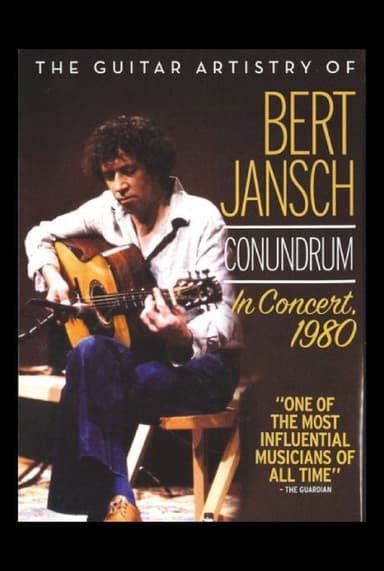 Bert Jansch: Conundrum - In Concert 1980 poster