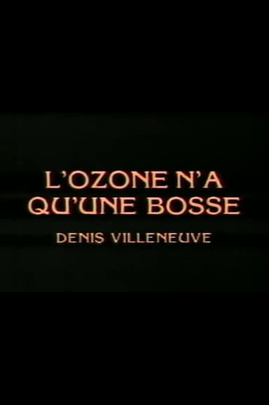 L'ozone n'a qu'une bosse poster