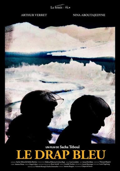 Le drap bleu poster