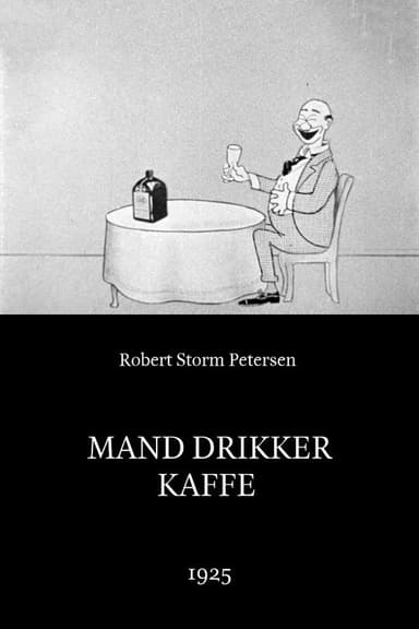 Man Drinking Coffee poster