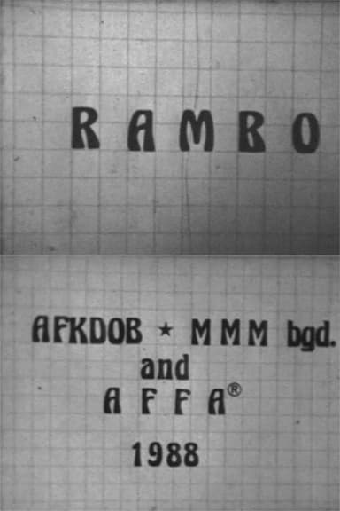 How We Cut Up and Flipped Rambo poster