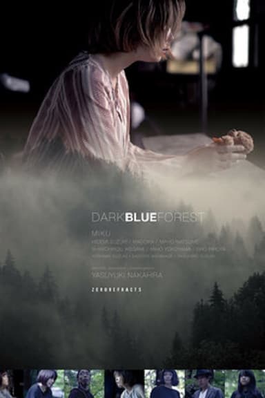 Dark Blue Forest poster