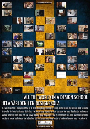 All the World in a Design School poster
