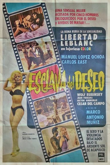 Esclava del deseo poster