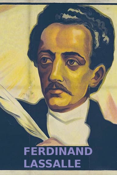 Ferdinand Lassalle poster