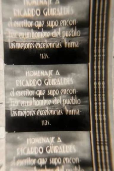 Don Segundo Sombra poster
