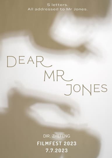 Dear Mr Jones, poster
