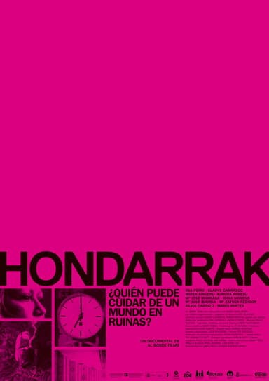 Hondarrak poster