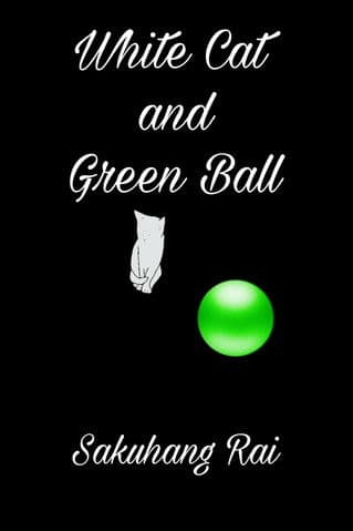 White Cat and Green Ball poster