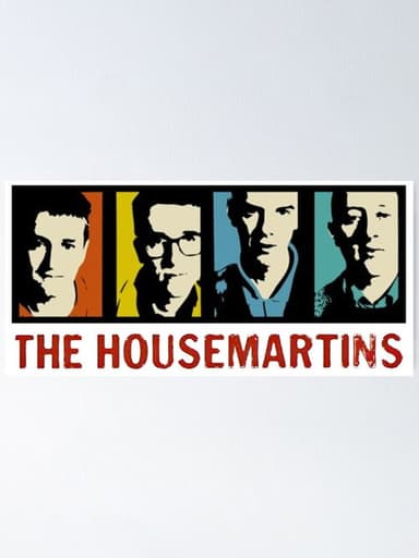 The Housmartins London 0 Hull 4 poster