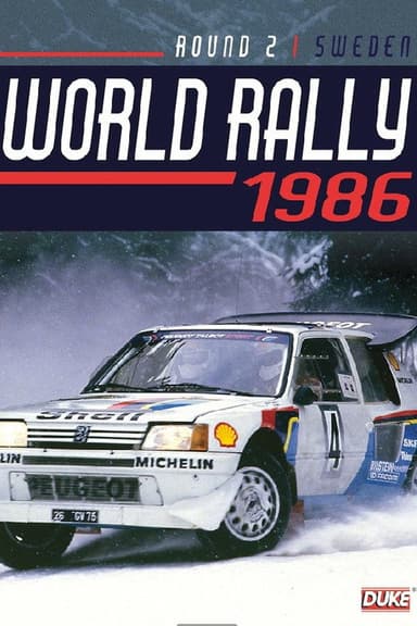 Rally Sweden 1986 poster
